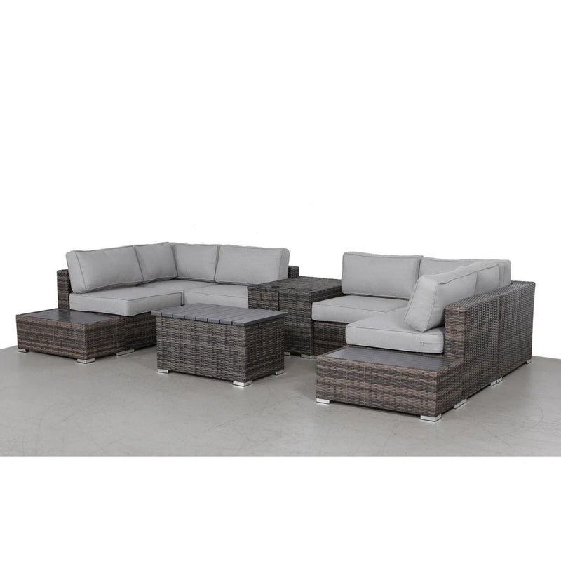 Wicker Sectional Seating Group With Cushions by HouseOfZazla
