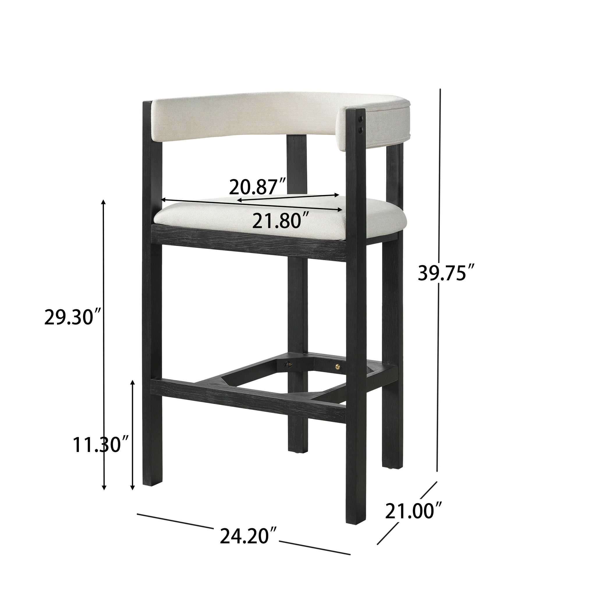 Bar Stool Set of 2 by HouseOfZazla