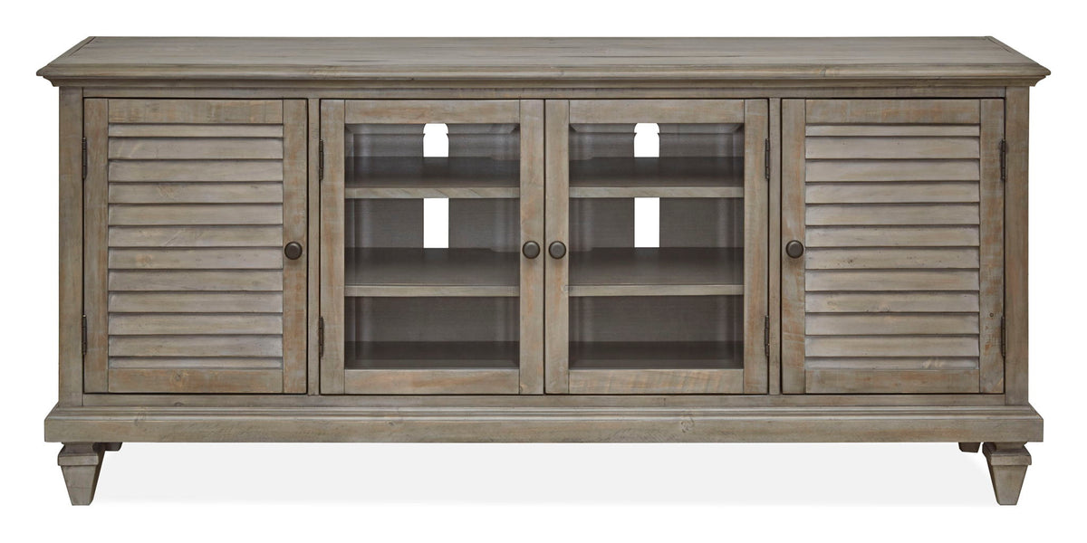 Calistoga - Rustic Entertainment Wall - Dovetail Gray, photo 3 of 7