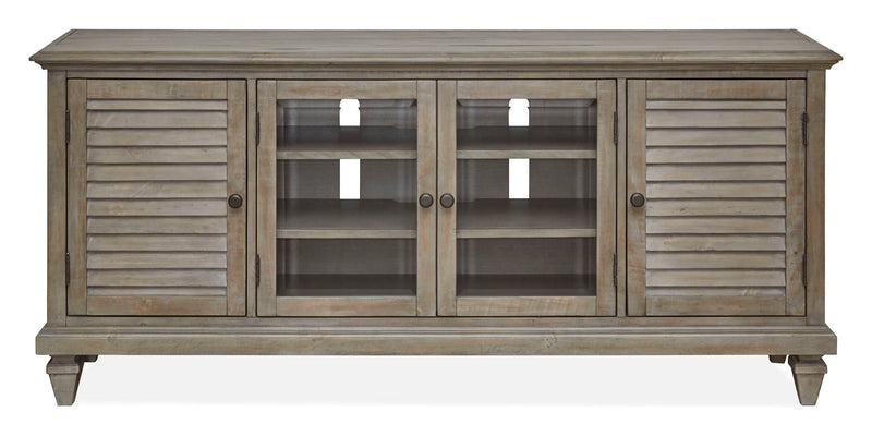 Calistoga - Rustic Entertainment Wall - Dovetail Gray, photo 3 of 7