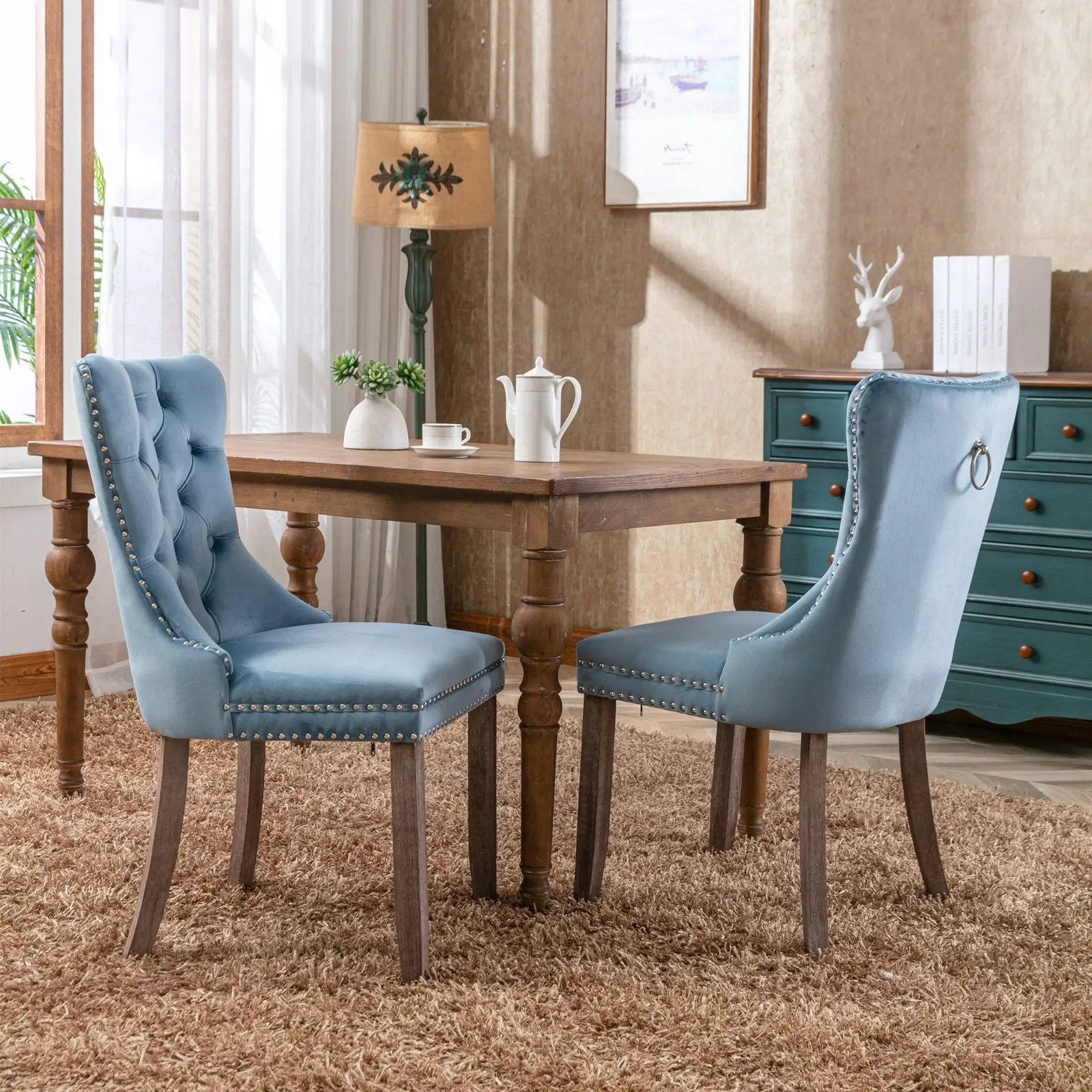 Nikki - High-End Tufted Dining Chair (Set of 2) by HouseOfZazla