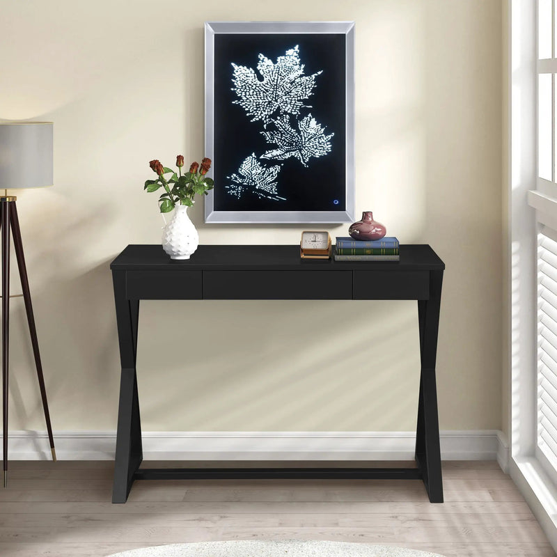 Nalo Console Table - Charcoal by HouseOfZazla
