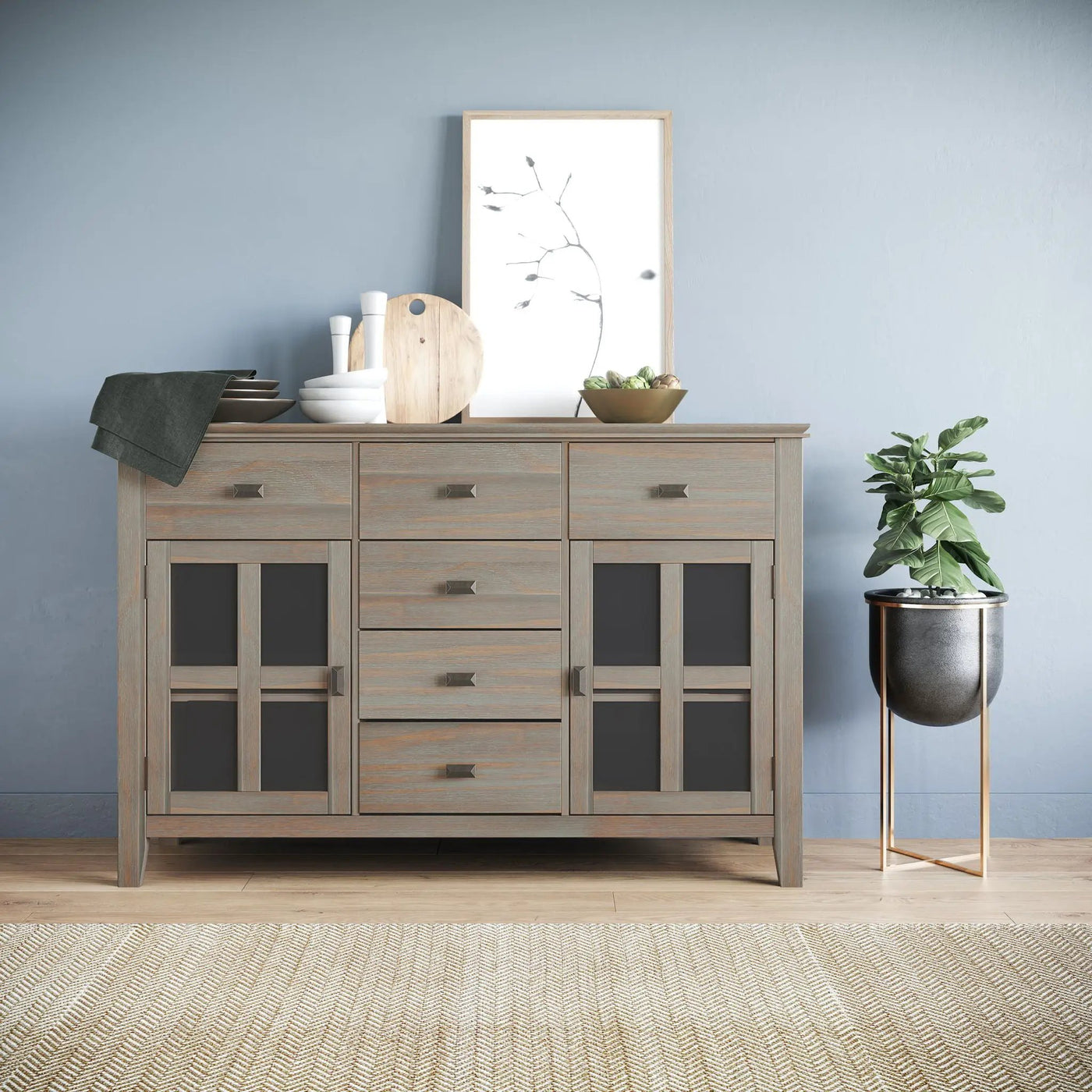 Artisan - Handcrafted Sideboard Buffet by HouseOfZazla