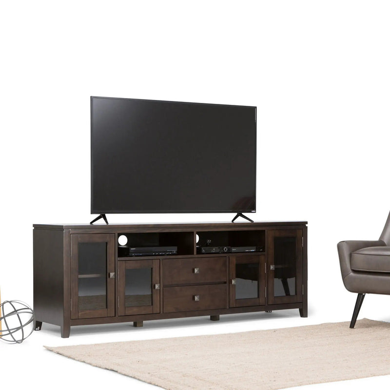 Cosmopolitan - Wide TV Media Stand - Mahogany Brown by Unique Piece Furniture