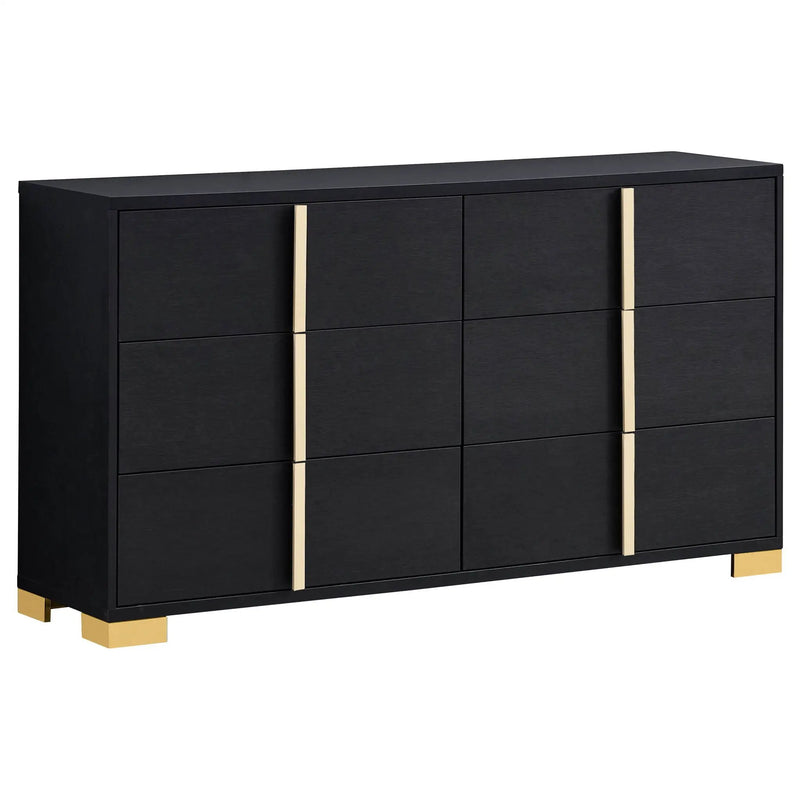 Marceline 4-piece Queen Bedroom Set Black by Unique Piece Furniture