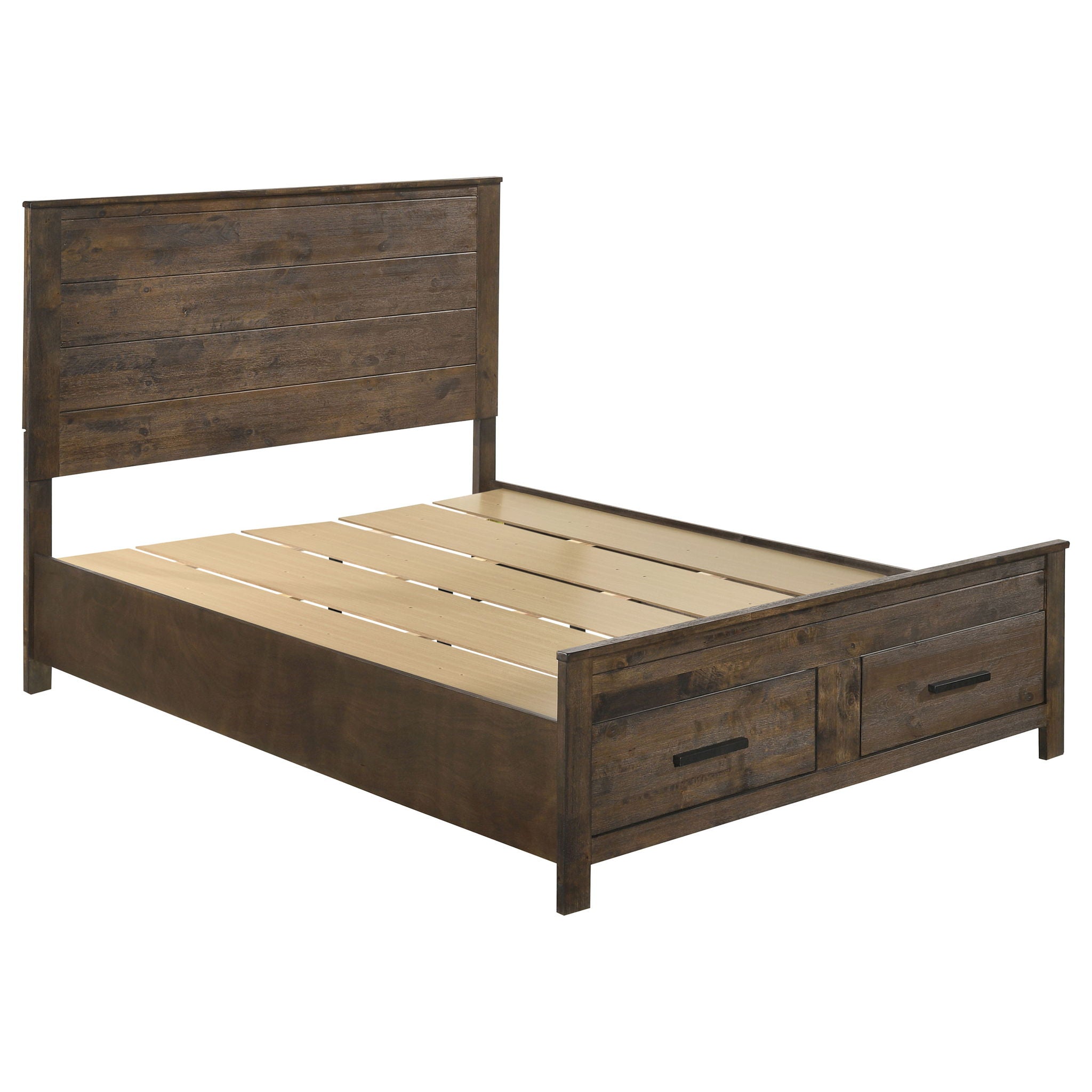 Woodmont 4-piece Queen Bedroom Set Rustic Golden Brown by Unique Piece Furniture