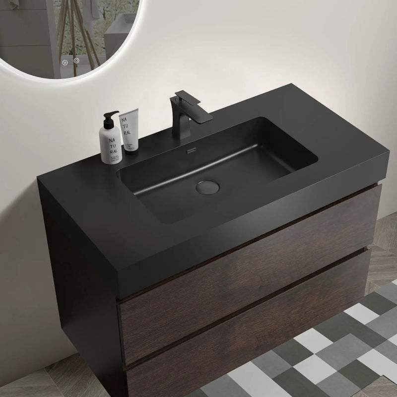 Alice Bathroom Vanity Wall Mounted With Sink by HouseOfZazla