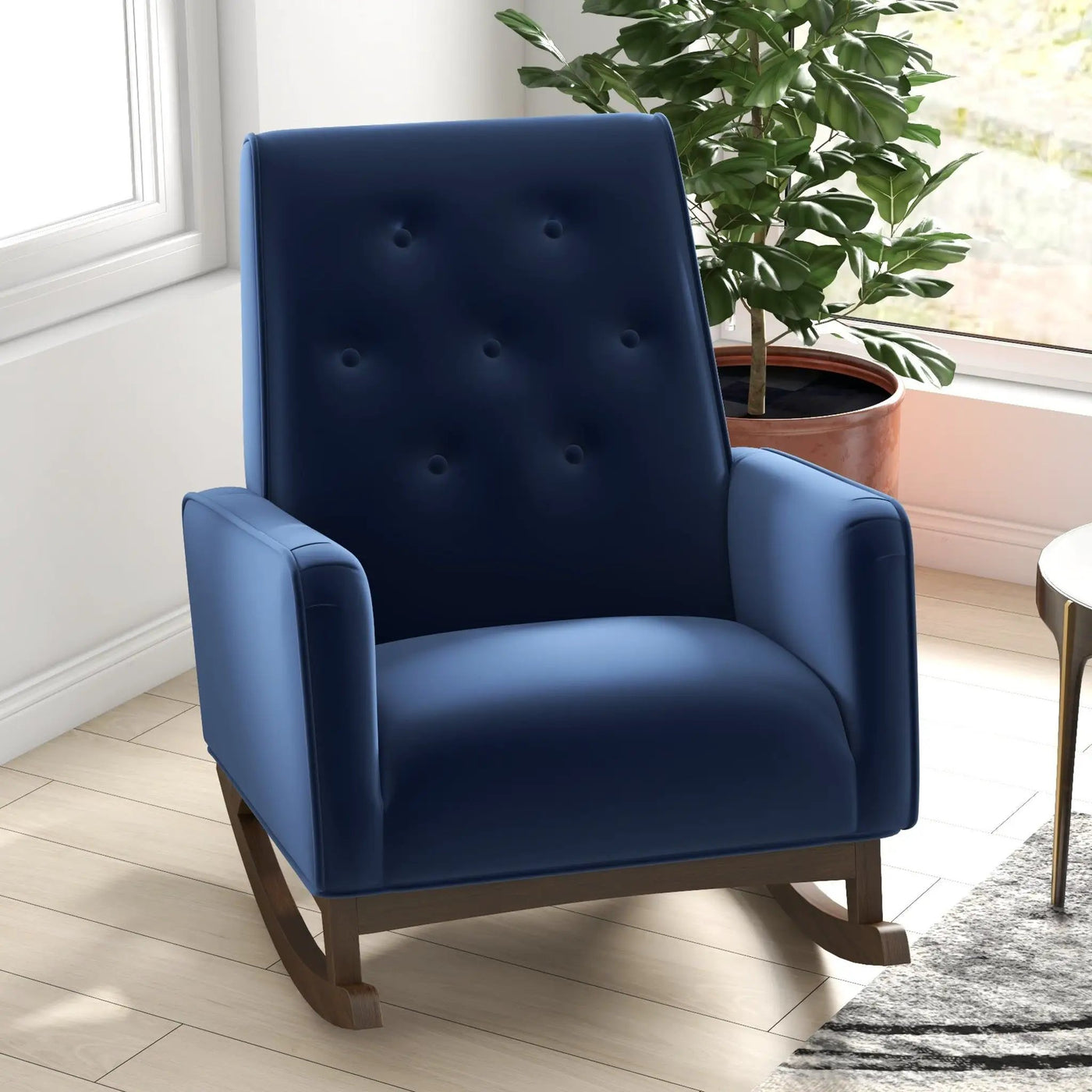 Demetrius - Solid Wood Rocking Chair by HouseOfZazla