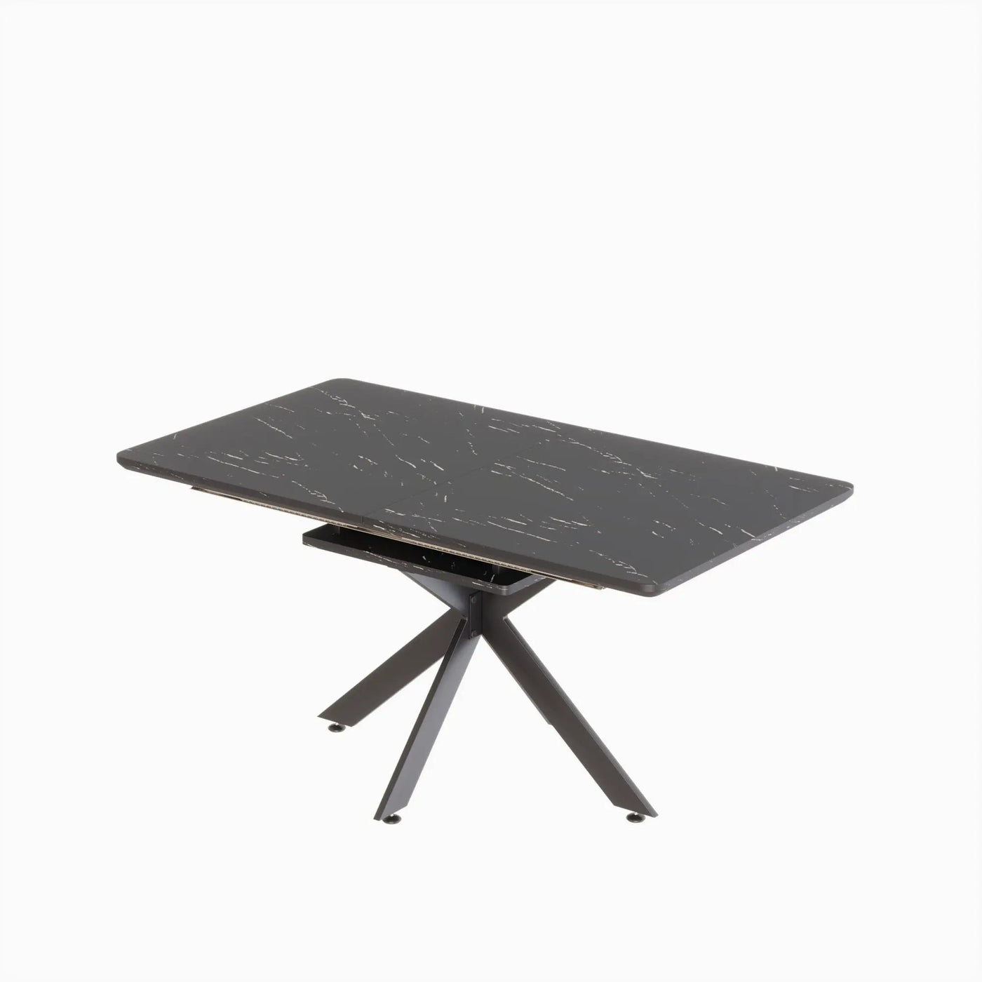 Modern Mid-Century Dining Table Set With Extendable Design by HouseOfZazla