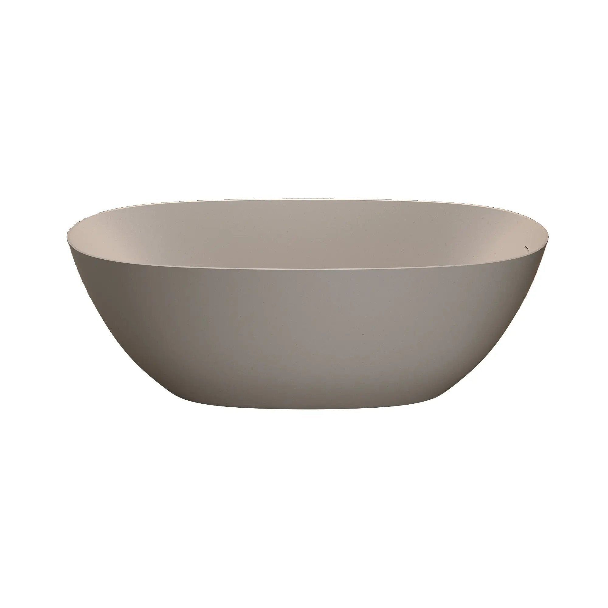 69'' Freestanding Bathtub Resin Stone Soaking Bathtub by HouseOfZazla