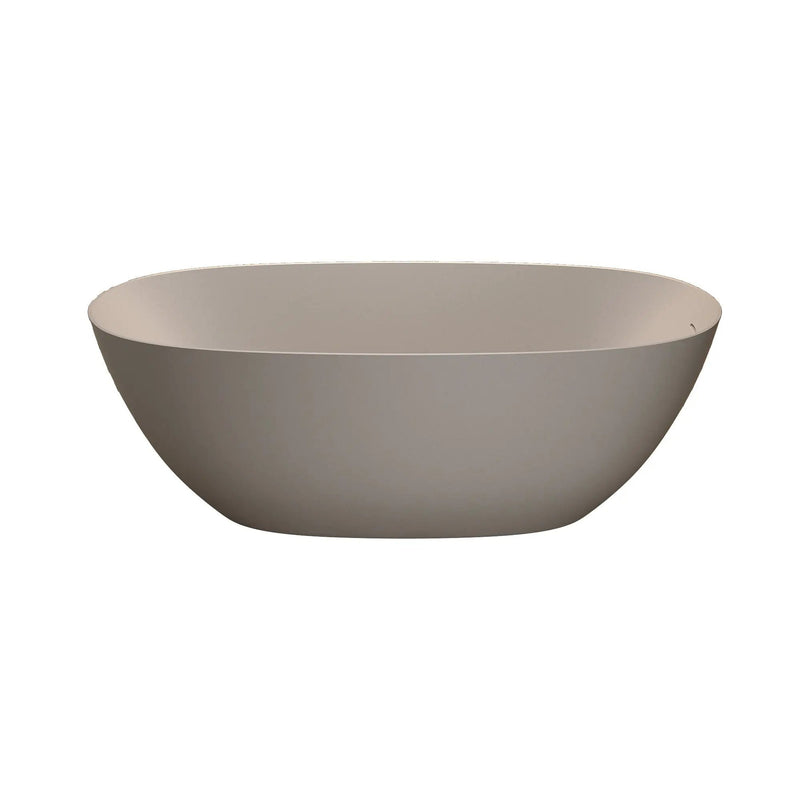 69'' Freestanding Bathtub Resin Stone Soaking Bathtub by HouseOfZazla