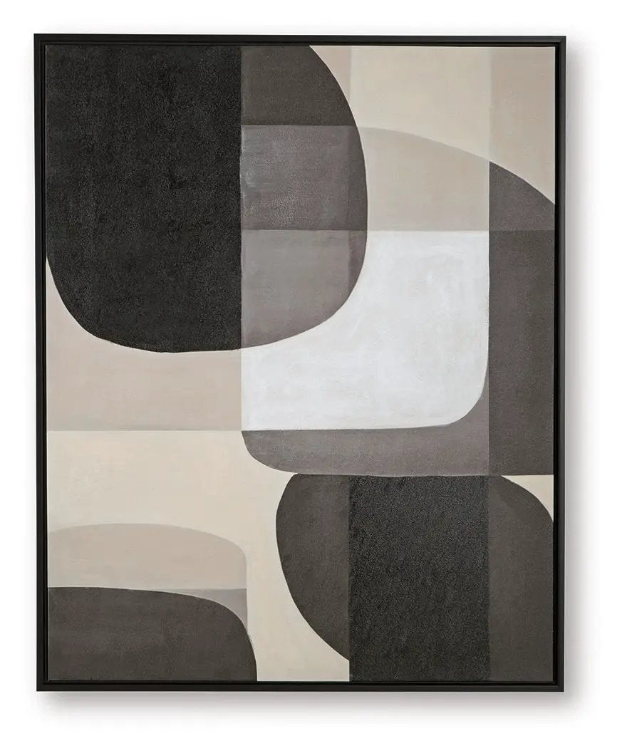Kesleigh - Wall Art - Black / White by Unique Piece Furniture