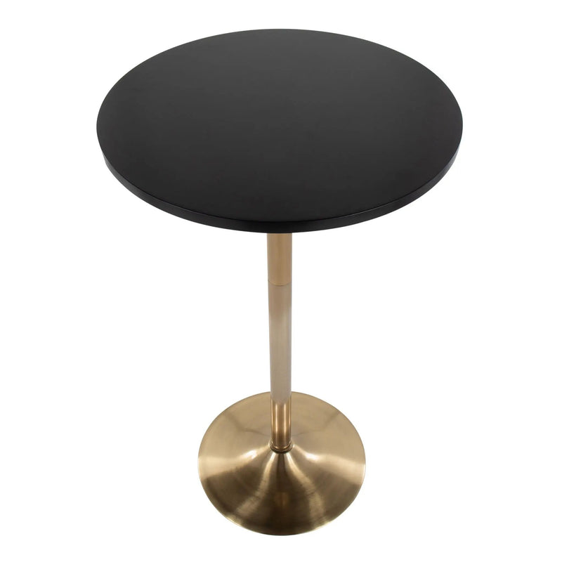 Pebble - Contemporary & Glam Adjustable Dining / Bar Table by Unique Piece Furniture