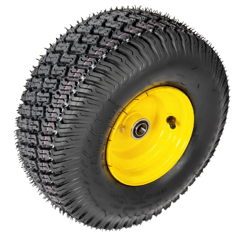 Set of 2 15x6.00-6 Lawn Mower Tires and Wheel Assembly by HouseOfZazla