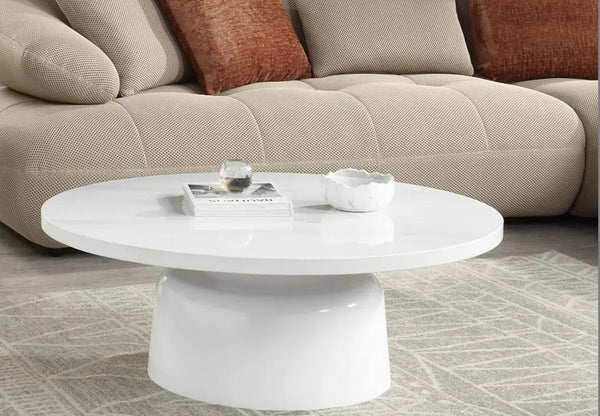 Zaid - Engineering Marble High Gloss Table