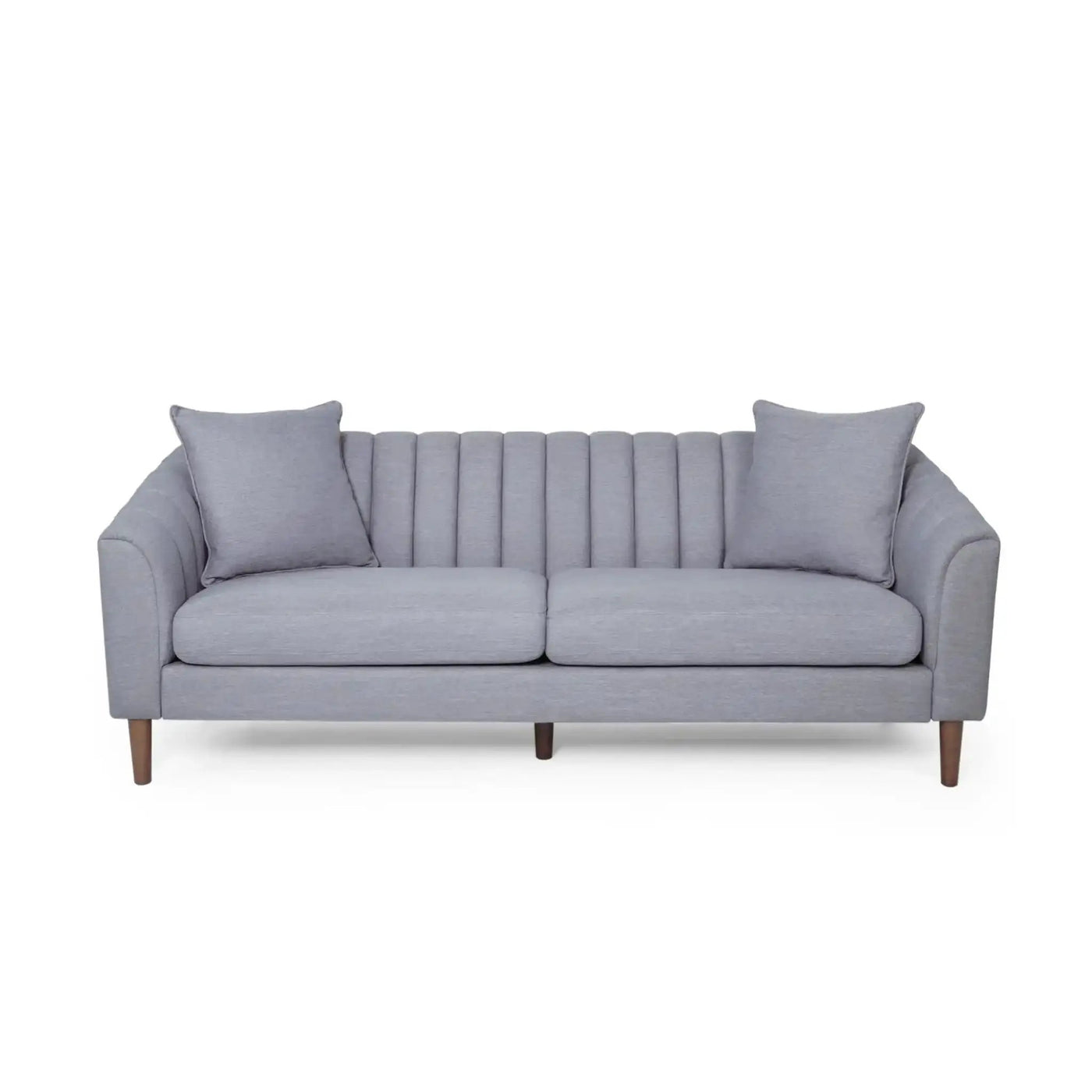 Contemporary 3 Seater Sofa With Plush Accents by HouseOfZazla