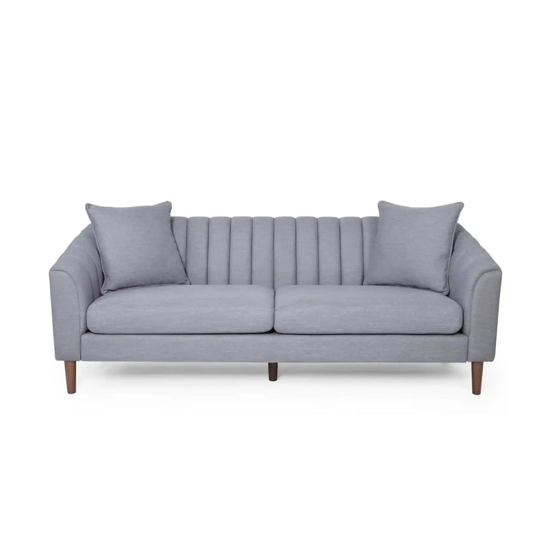 Contemporary 3 Seater Sofa With Plush Accents by HouseOfZazla