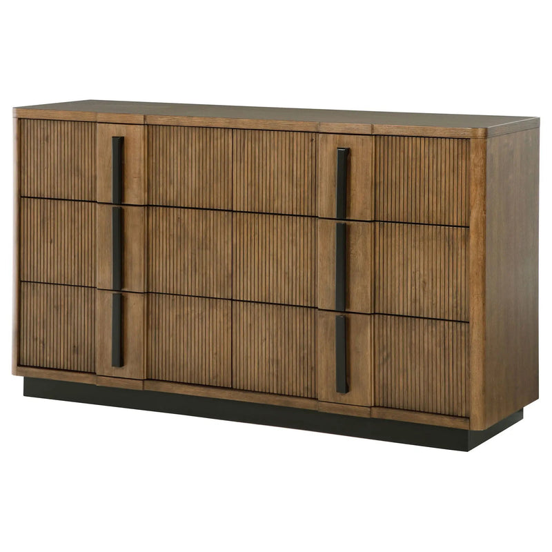 Moraga - 6 Drawer Dresser Cabinet - Ash Brown by HouseOfZazla