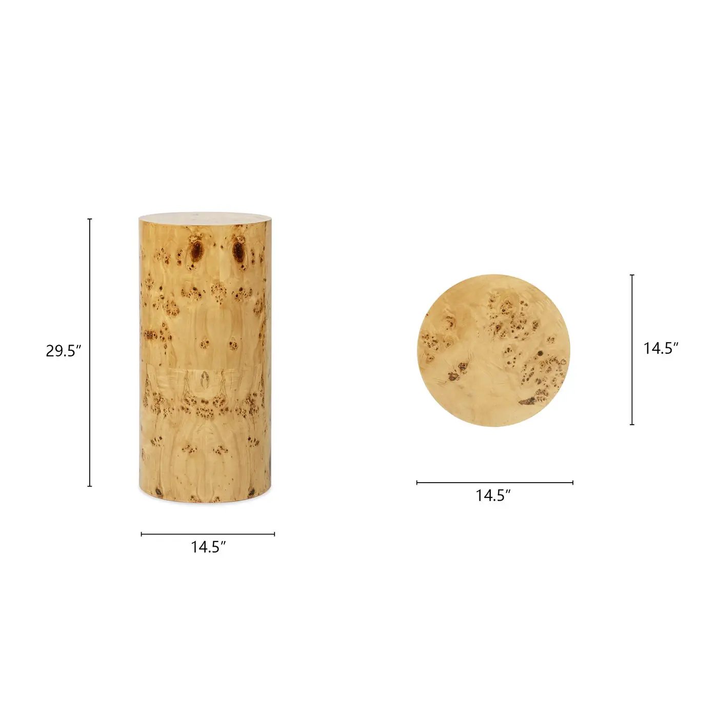 Nebula - Accent Pillar Side Table by HouseOfZazla