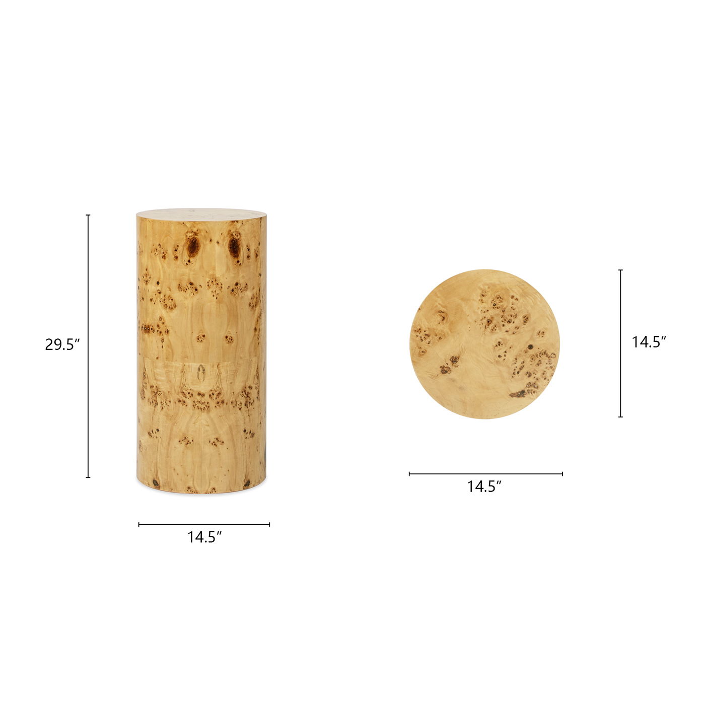 Nebula - Accent Pillar Side Table by HouseOfZazla