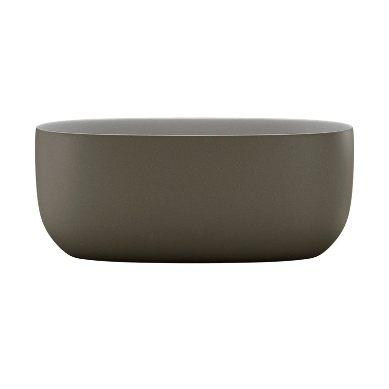 47'' Freestanding Bathtub Resin Stone Soaking Bathtub by HouseOfZazla