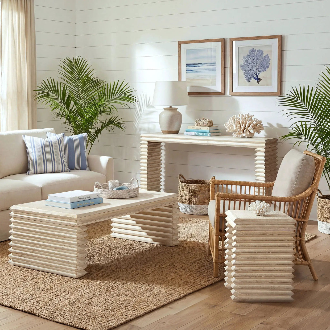 Veda - Geometric Waterfall Table by HouseOfZazla