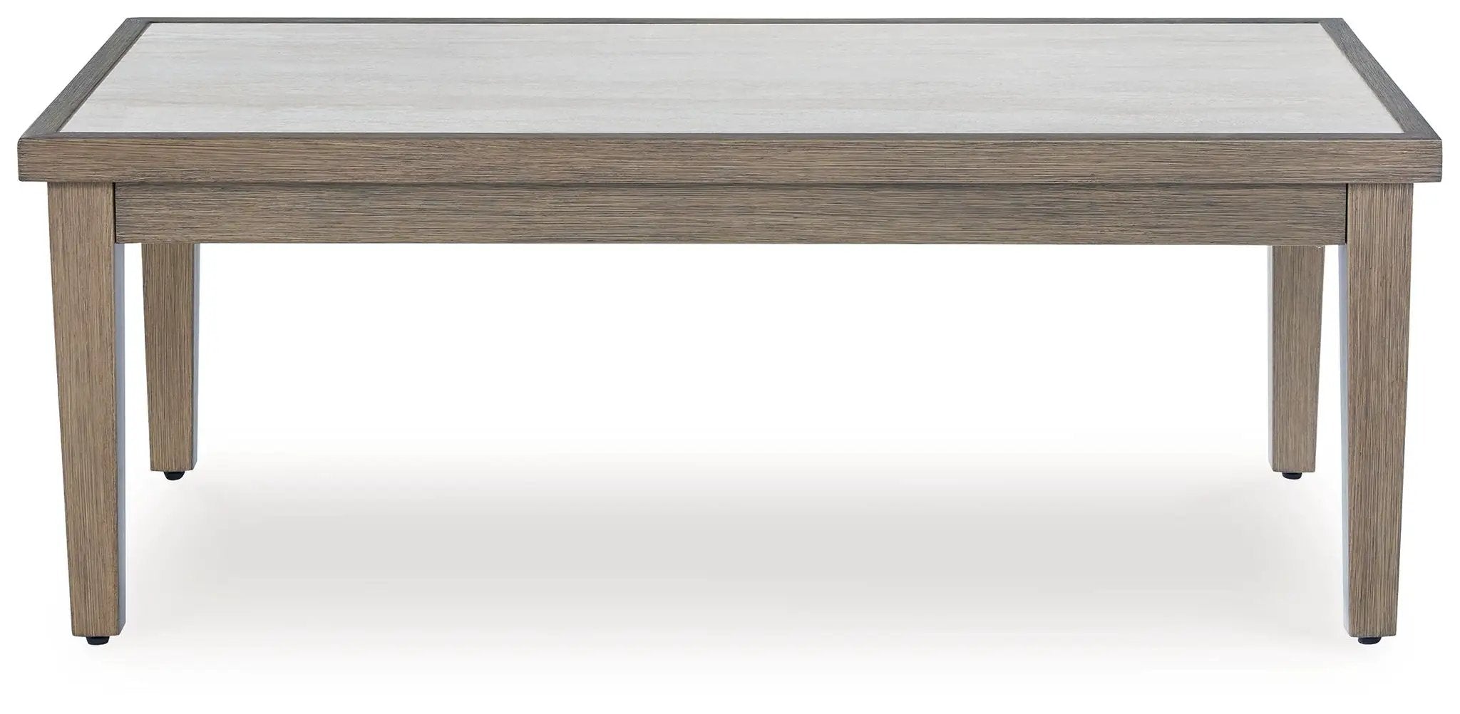 Rainier Ranch - Rectangular Cocktail Table - Brown / Beige by Unique Piece Furniture