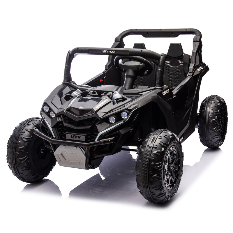 24V Two-Seater Kids Ride-On UTV with Parental Remote Control by HouseOfZazla
