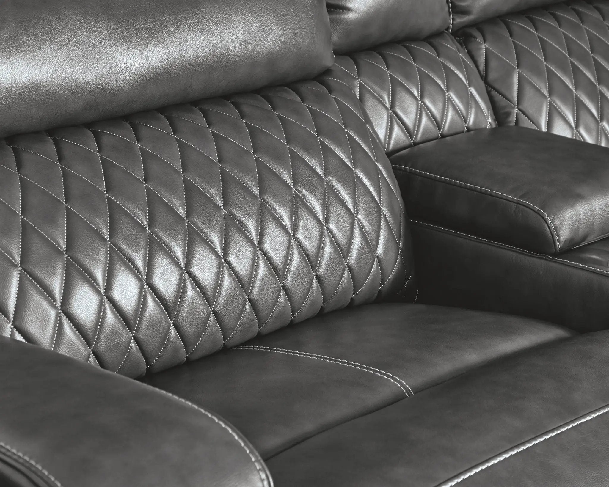 Samperstone - Power Reclining Sectional by Unique Piece Furniture