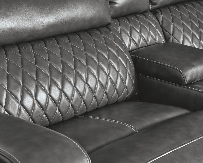 Samperstone - Power Reclining Sectional by Unique Piece Furniture