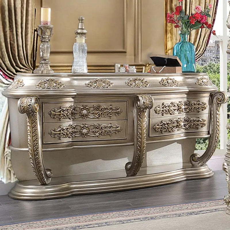 Danae - Dresser - Champagne & Gold by Unique Piece Furniture