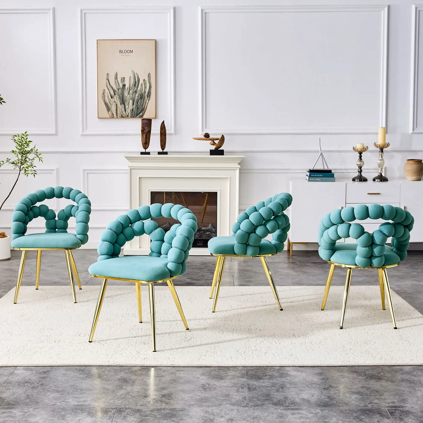 Puffy Bubble, Ball Chain Chairs For Dining Room by Unique Piece Furniture