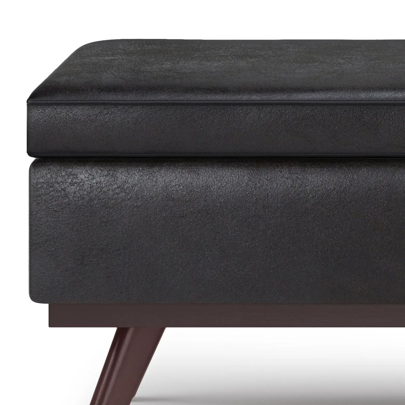 Owen - Lift Top Large Coffee Table Storage Ottoman, Mid Century Style by HouseOfZazla