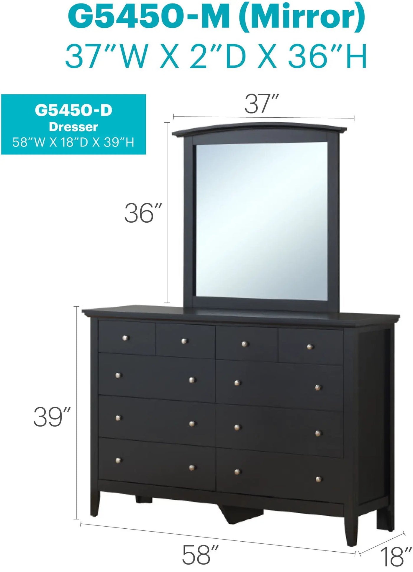 Hammond - Elegant Casual Dresser For Any Room by HouseOfZazla