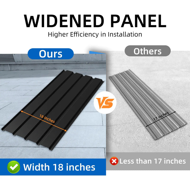Metal Roof Panel Length 61IN Galvanized Roof Panels by HouseOfZazla