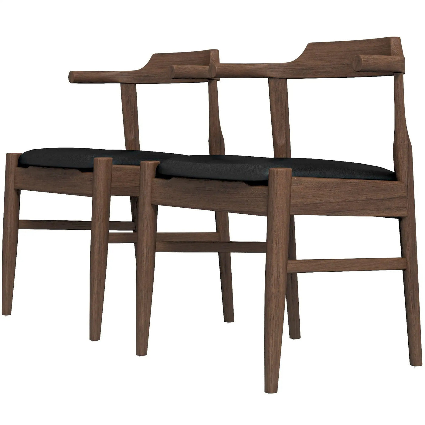 Leon - Mid-Century Modern Dining Chair (Set of 2) by HouseOfZazla