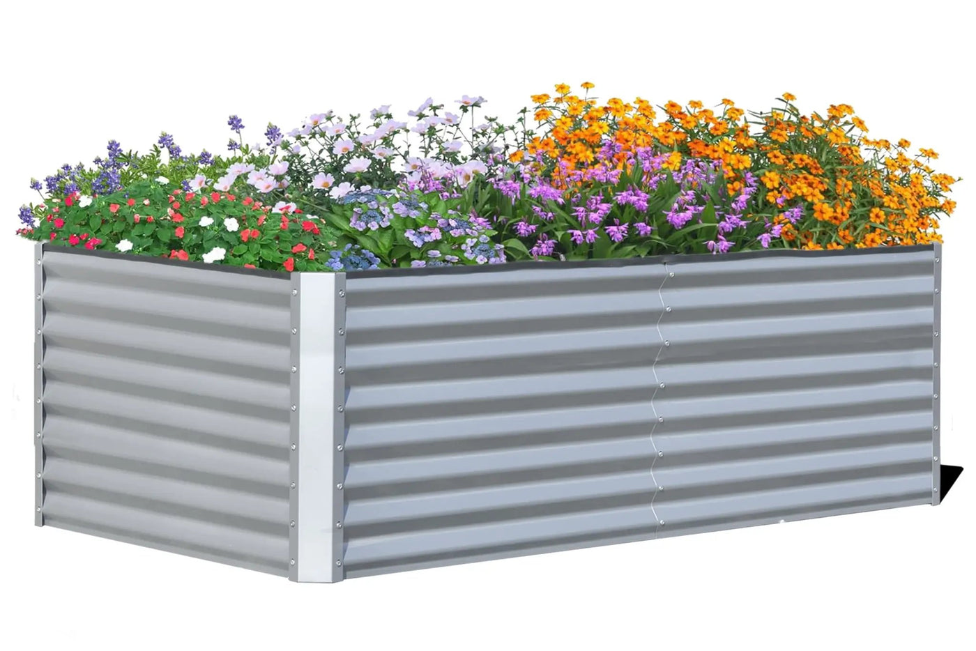 6x3x2ft Galvanized Raised Garden Bed by HouseOfZazla
