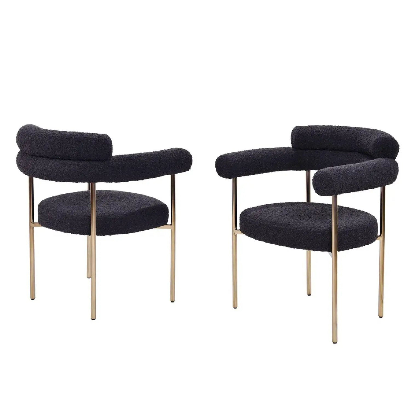 Upholstered Accent Dining Chairs With Armrests (Set of 2) by HouseOfZazla