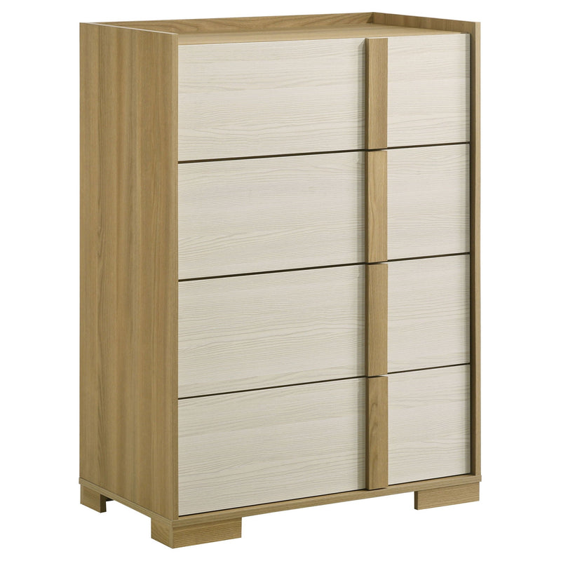 Lincoln - 4 Drawer Chest Of Drawers - Natural by HouseOfZazla