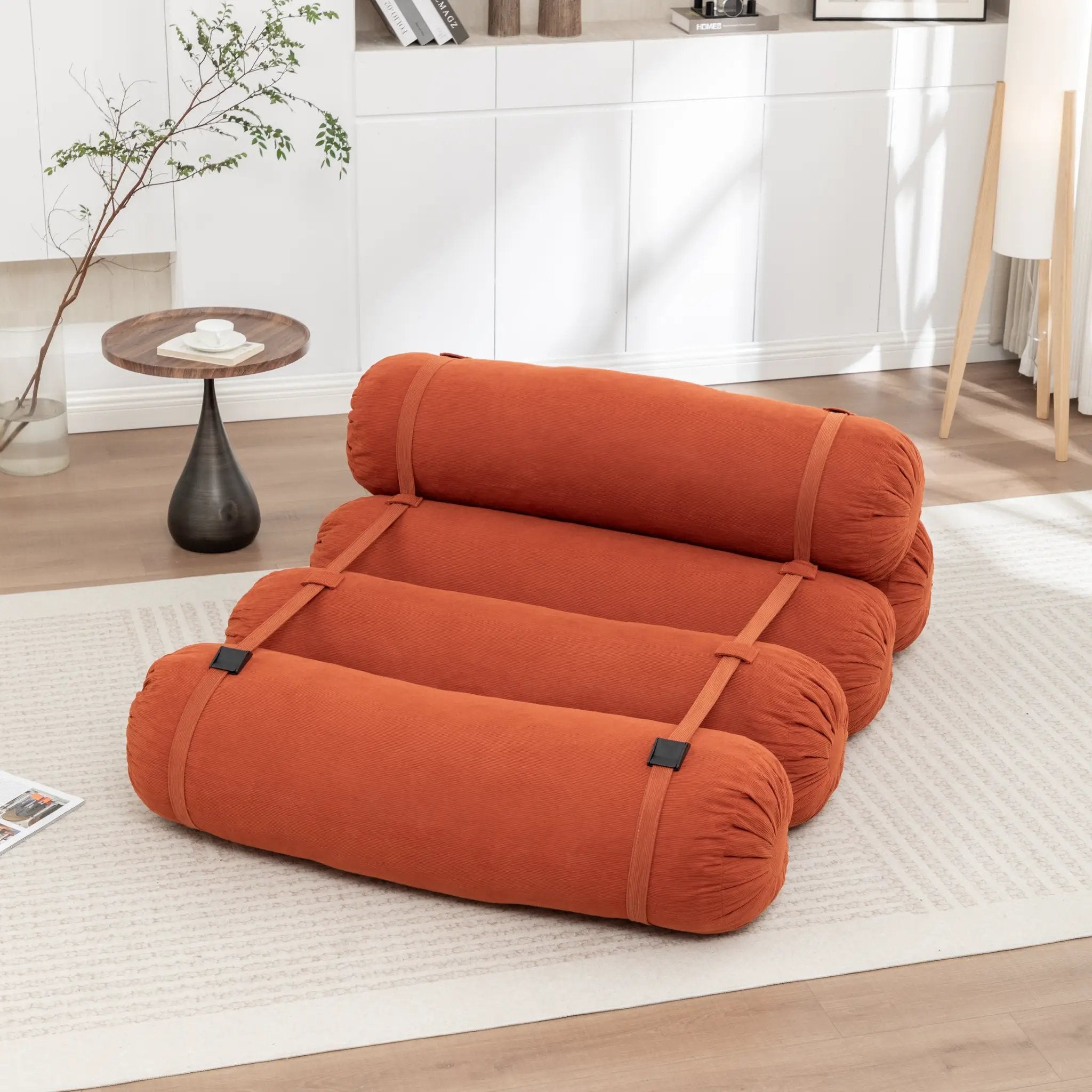 Adjustable Floor Sofa in Premium Corduroy by HouseOfZazla