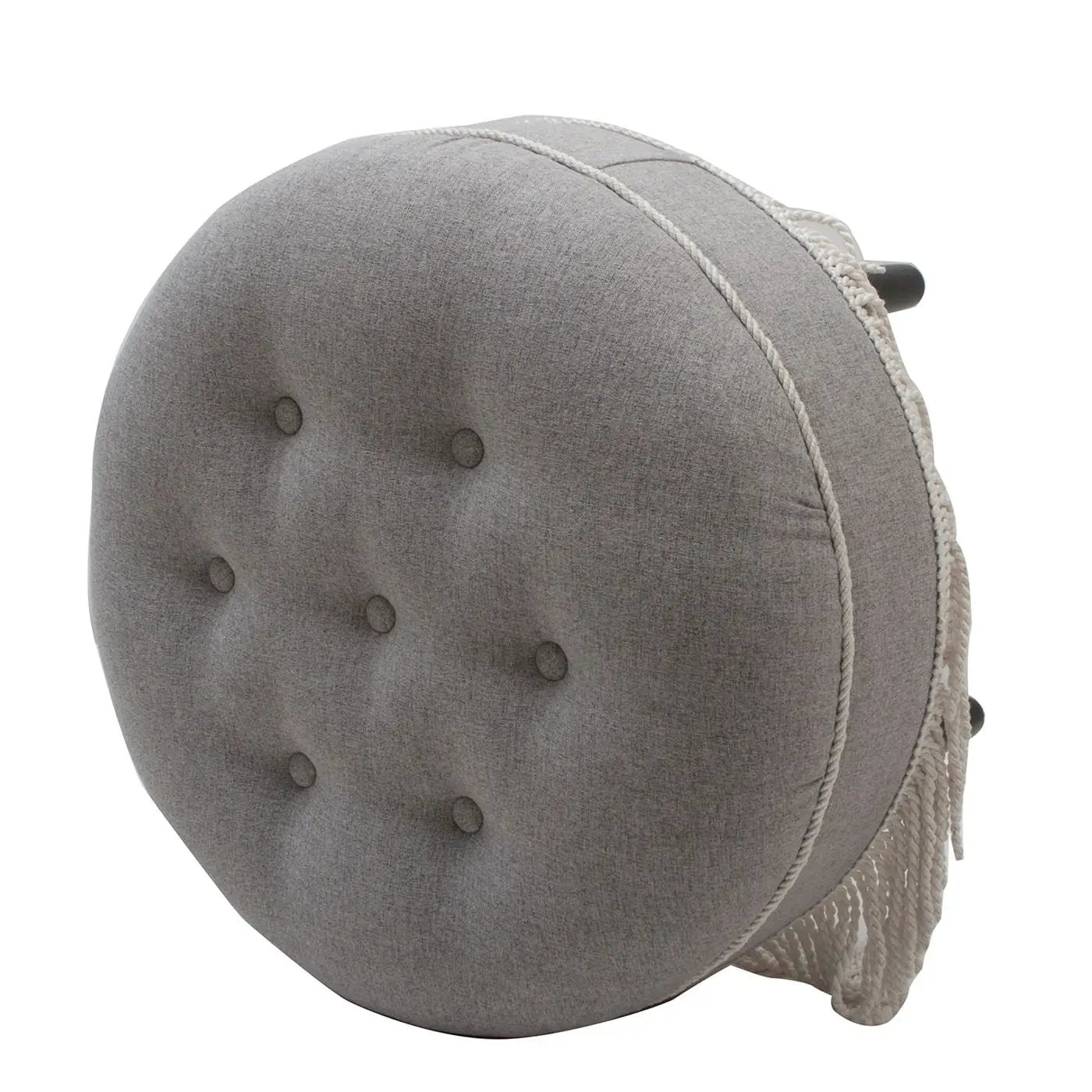 Yolanda - Round Upholstered Accent Ottoman by Unique Piece Furniture
