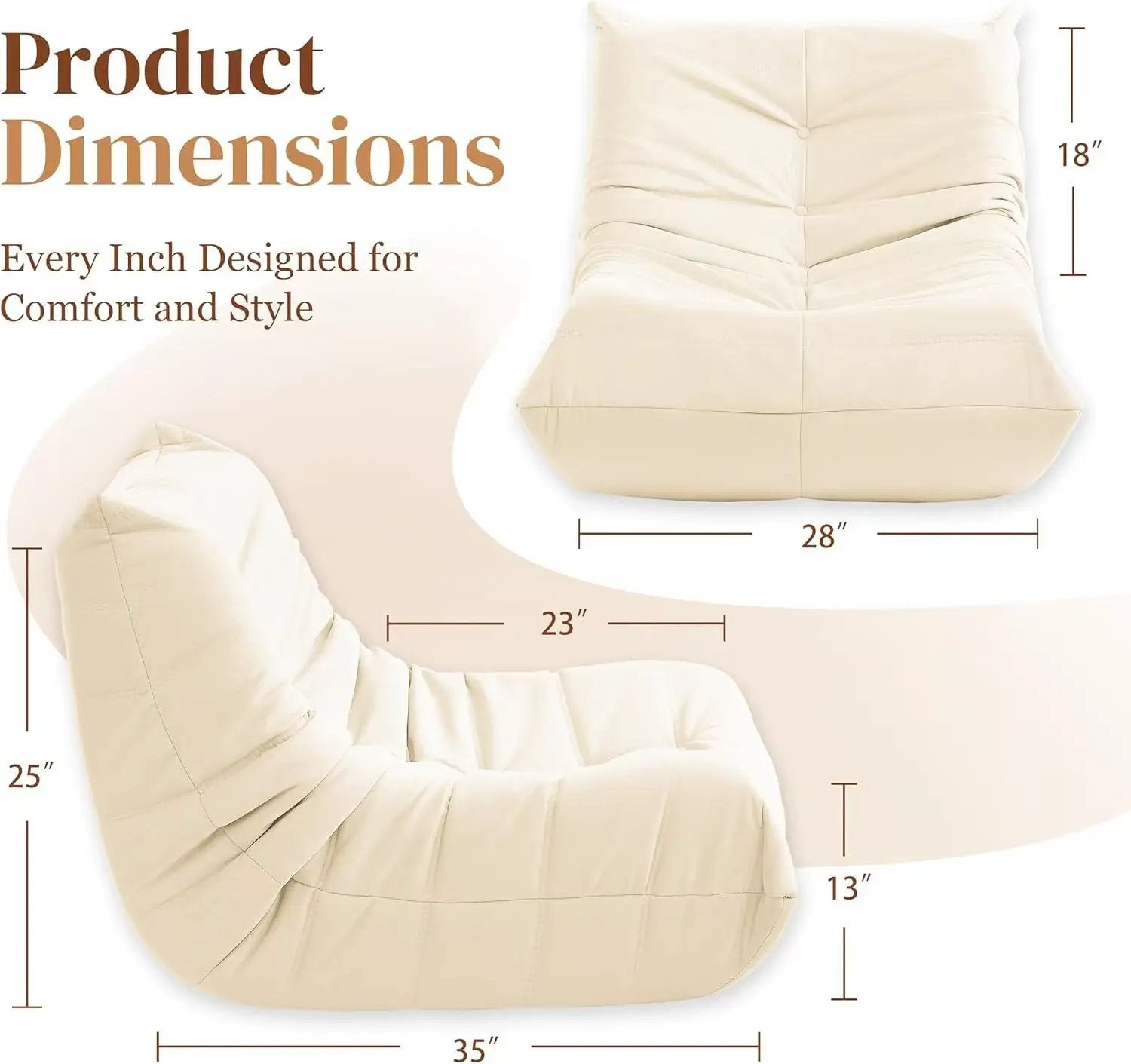 Luxury Accent Chair Button-Tufted Detail by HouseOfZazla