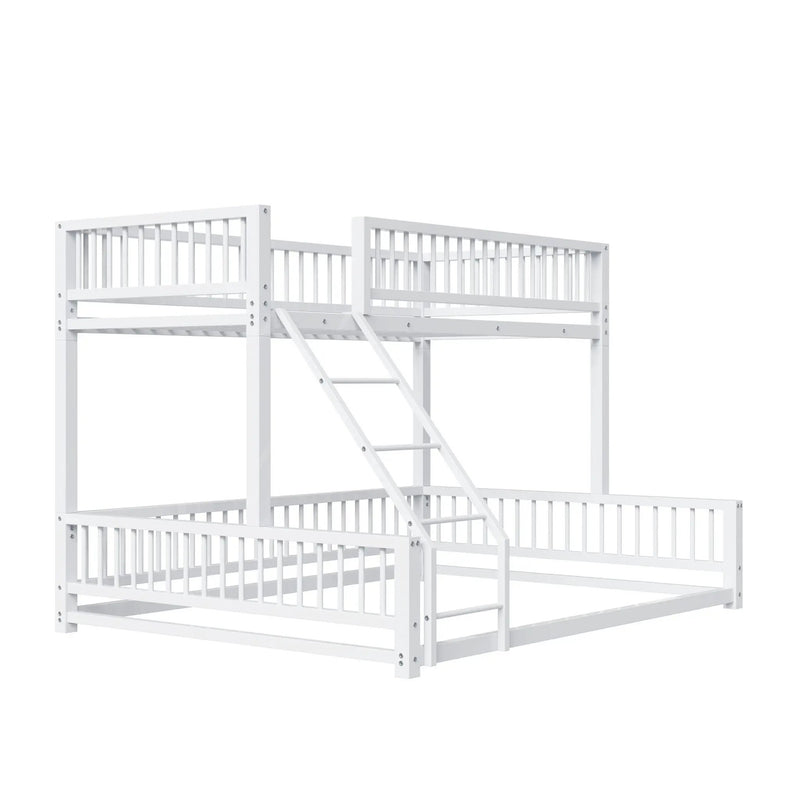 Bunk Bed With Ladder And Safety Guardrails by HouseOfZazla