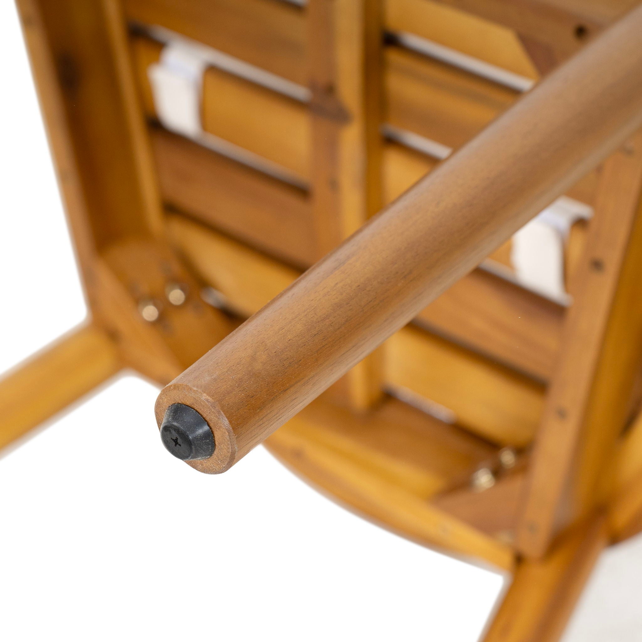 Klismos Dining Armchair (Set of 2) - Teak / Beige by HouseOfZazla