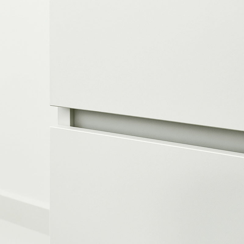 Elise - Modular Closet System With Mirror, Customizable Storage Solution - White by HouseOfZazla