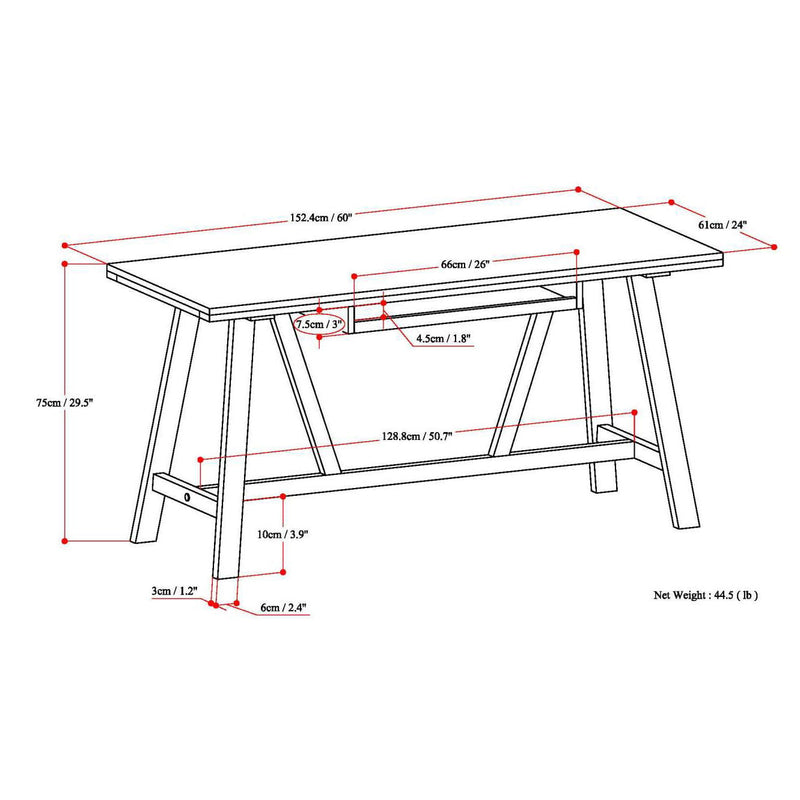 Dylan - Handcrafted Desk by HouseOfZazla