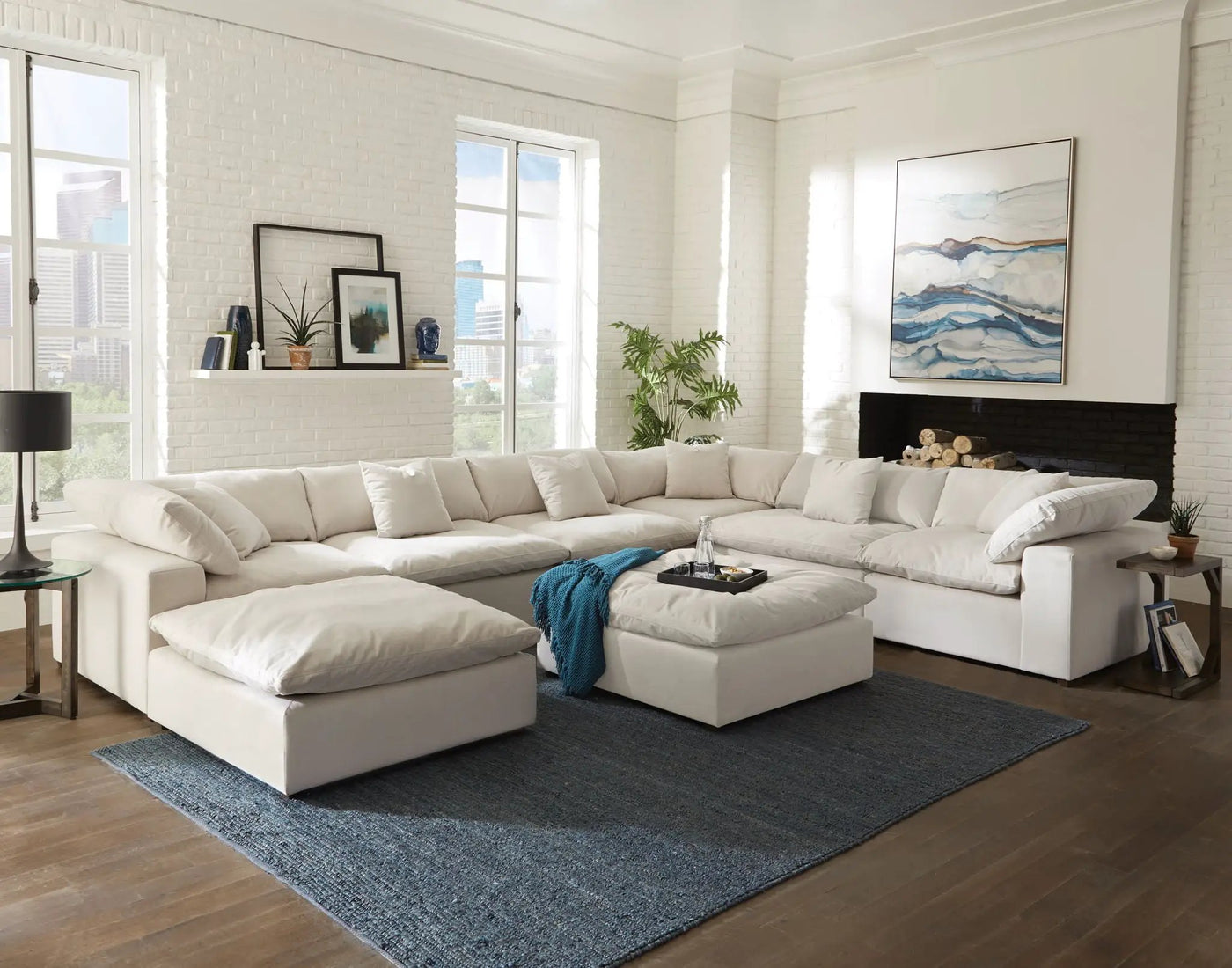 Posh - Modular Sectional And Ottoman by Unique Piece Furniture