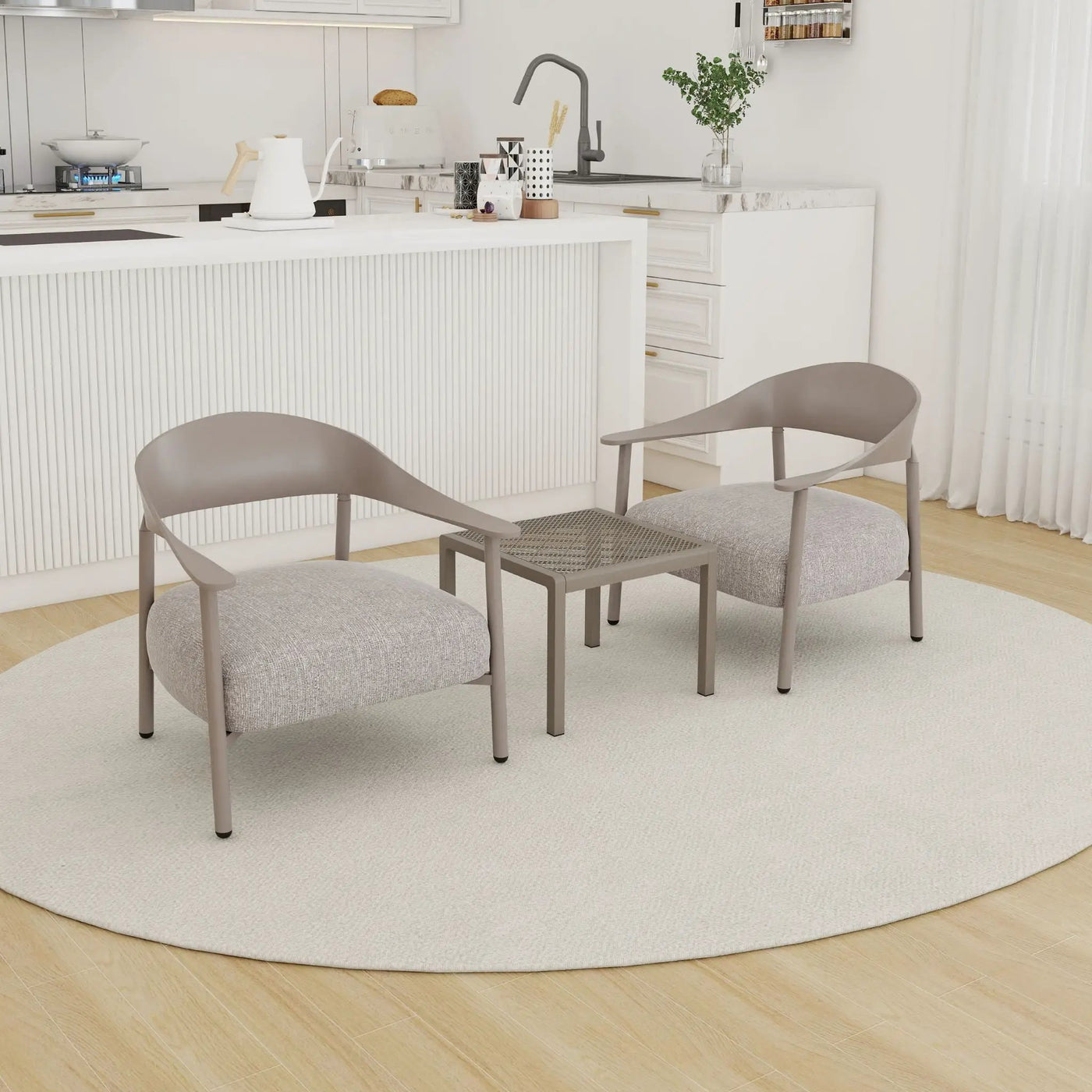 Furniture Set With Seat Cushions, Sturdy And Durable by HouseOfZazla
