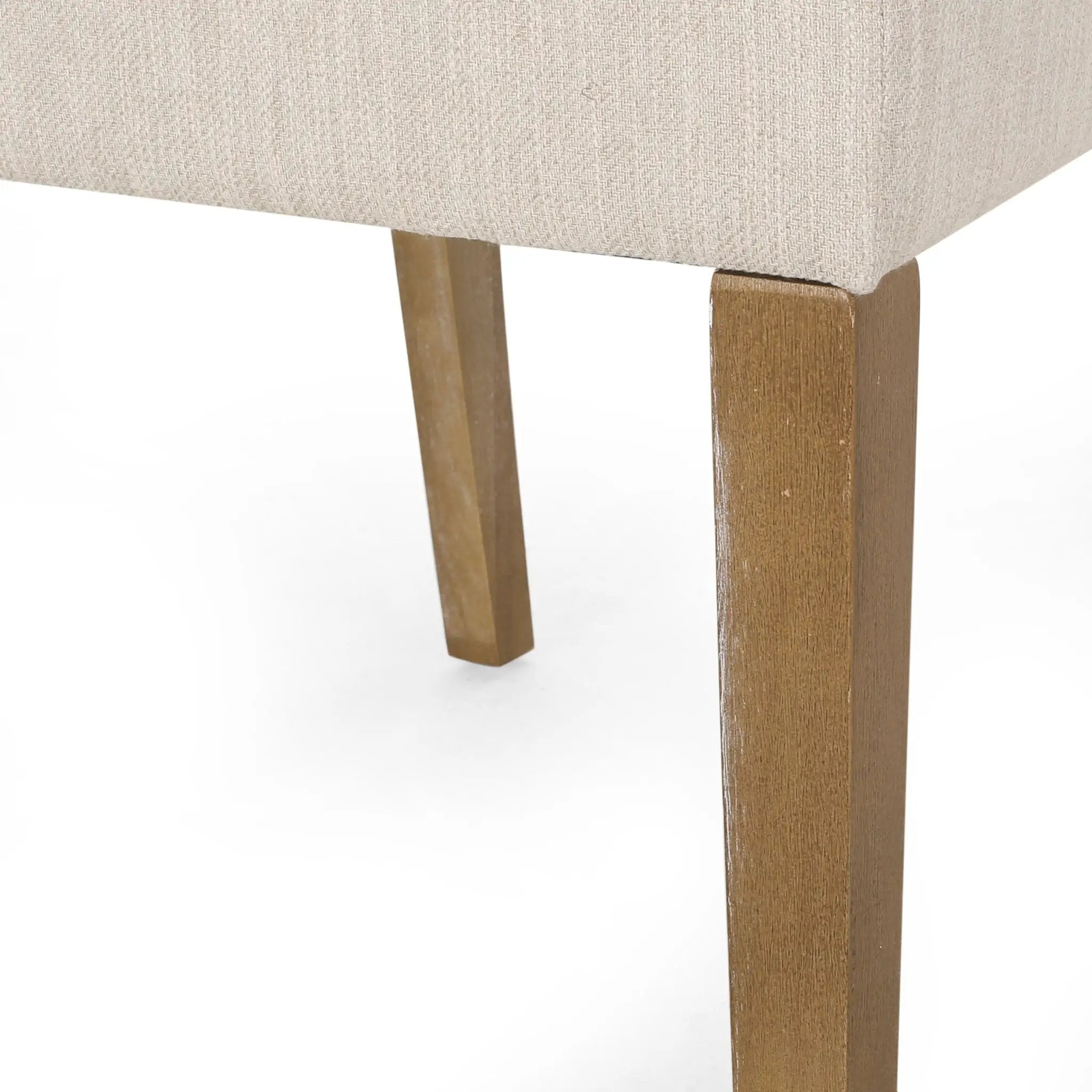 Contemporary Dining Chair with Upholstered Seating and Tapered Legs by HouseOfZazla