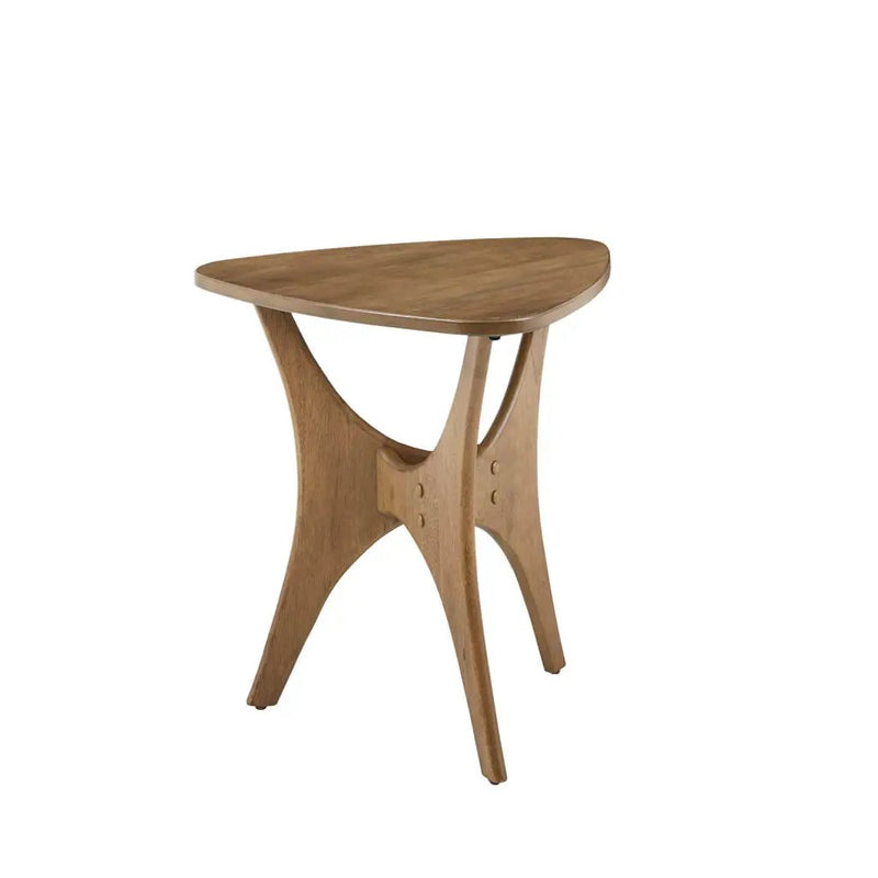 Triangle Wood Side Table by BLAKHOM
